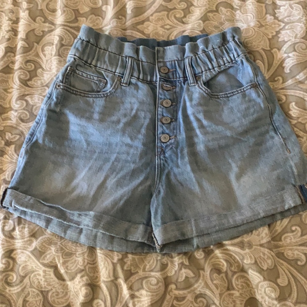 Express High Waist Denim Shorts